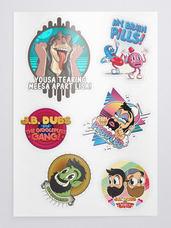 Max Pack Stickers (Sheet 1) product image (1)