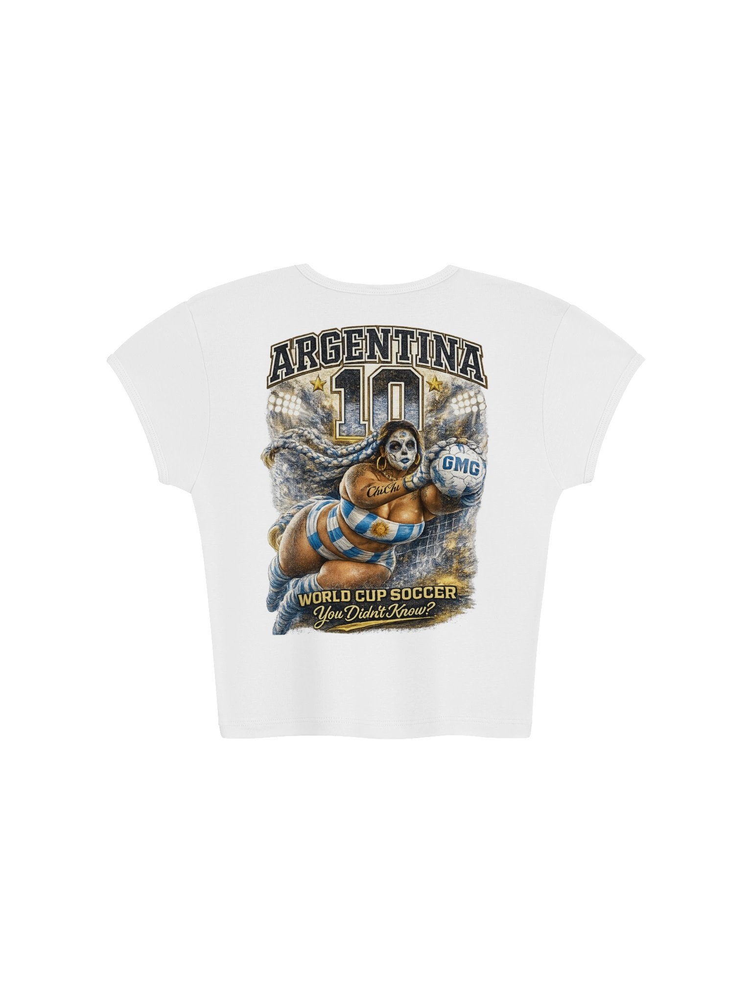 GMG Argentina Collector Crop Tee 🔥 LIMITED DROP — ONLY 50 product image (7)