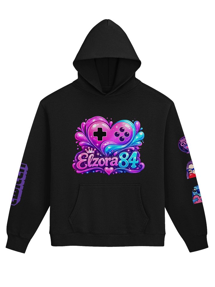 twitch hoodie with elzora and emotes product image (1)