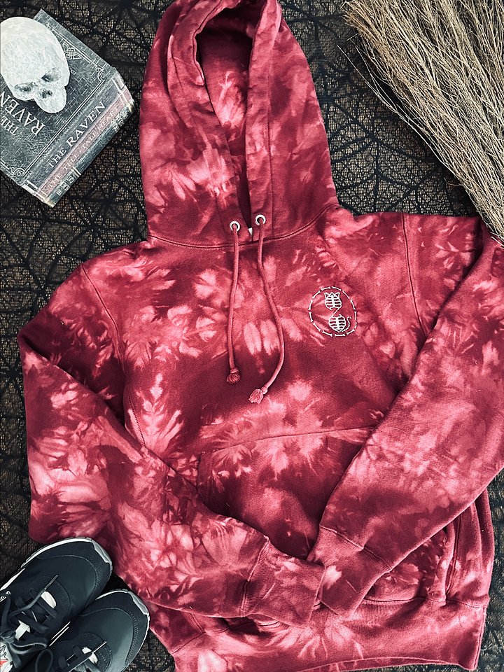 Bone Sigil Champion Hoodie (Red) product image (2)