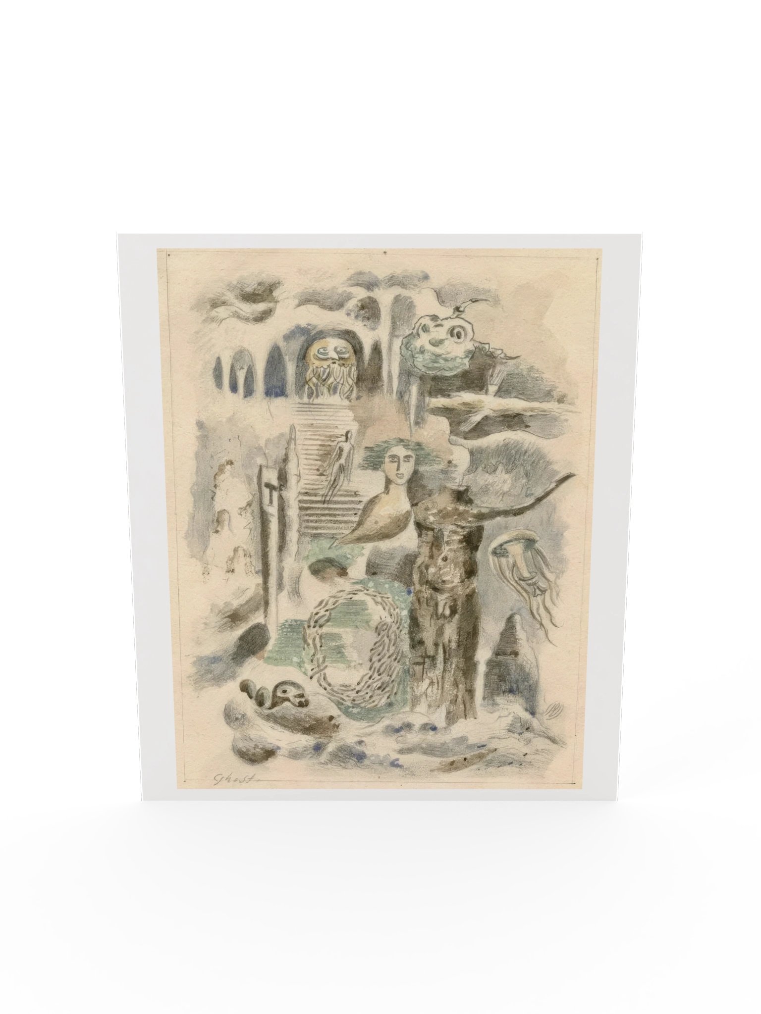 Ghost by Paul Nash - Art Print Poster 8x10" product image (5)