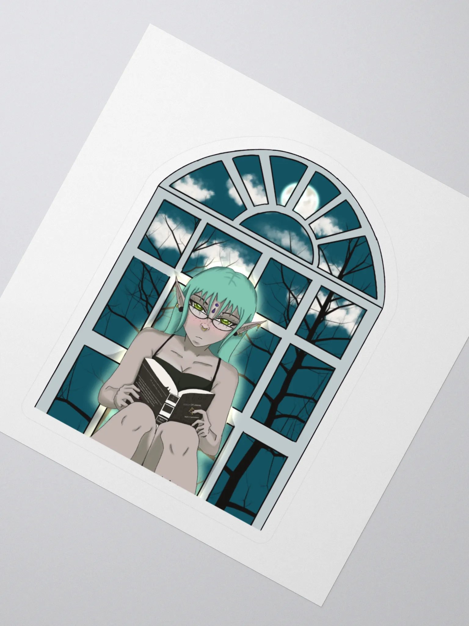 Nighttime Reading Sticker product image (2)