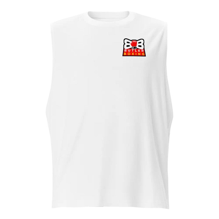 Butler Boxing White Tank Top (Embroidered) product image (1)