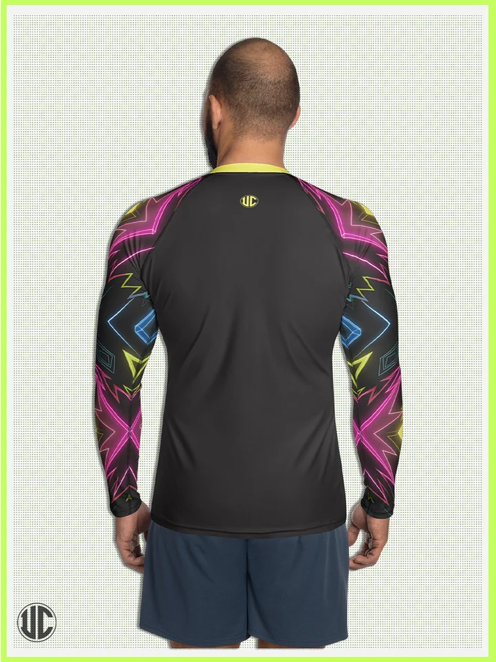 Neon Kaleidoscope – Men’s Rash Guard product image (2)
