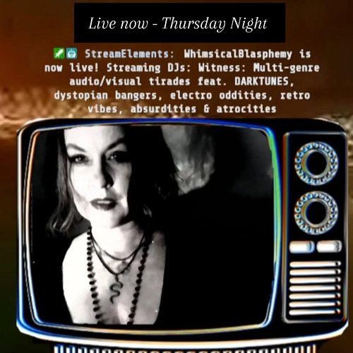 I made it out tonight, for our Thursday night tryst 🖤🎶 Join us for dark music and whatever else must take place tonight. REQU...
