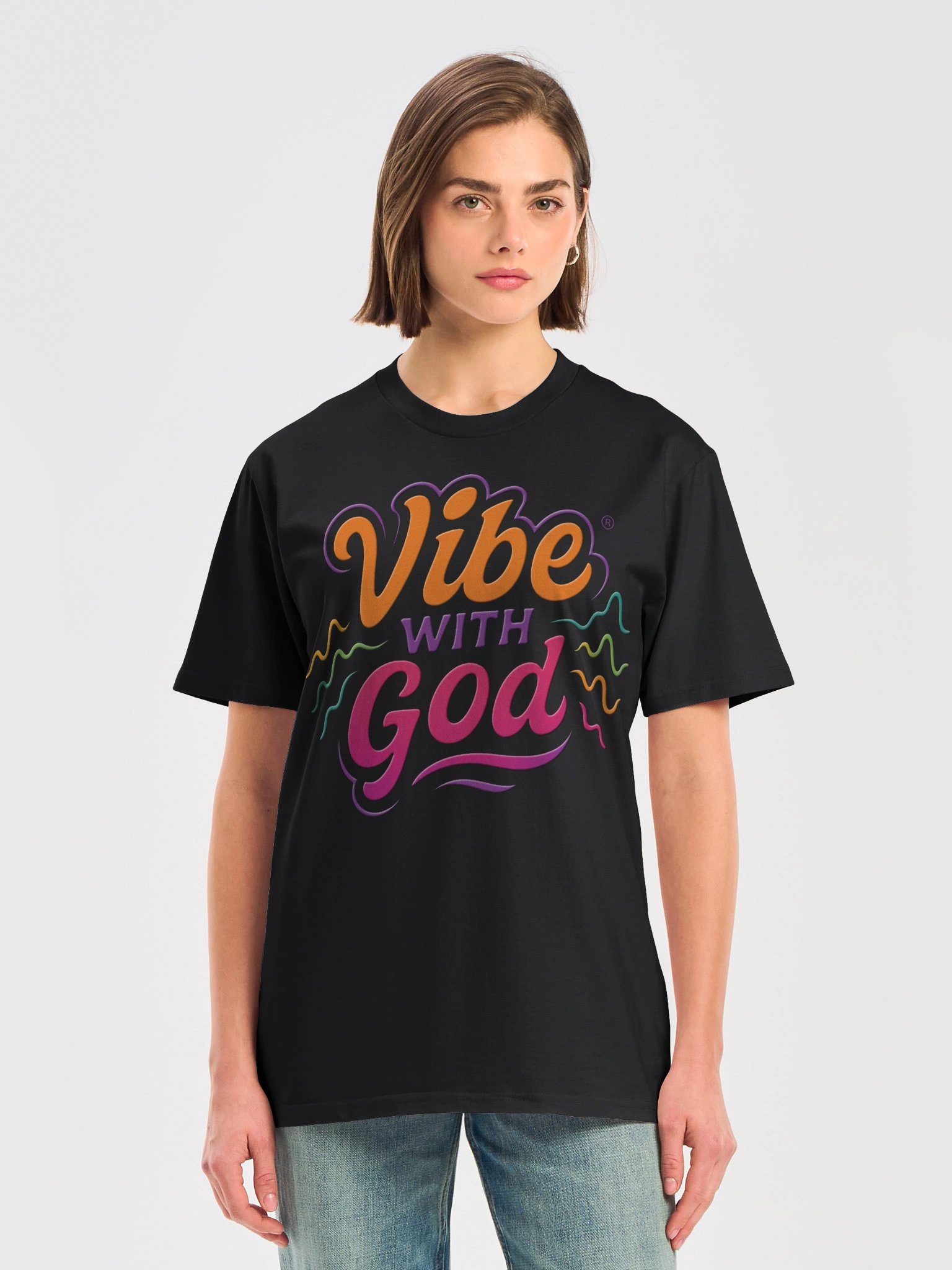 Vibe with God Classic Tee product image (5)