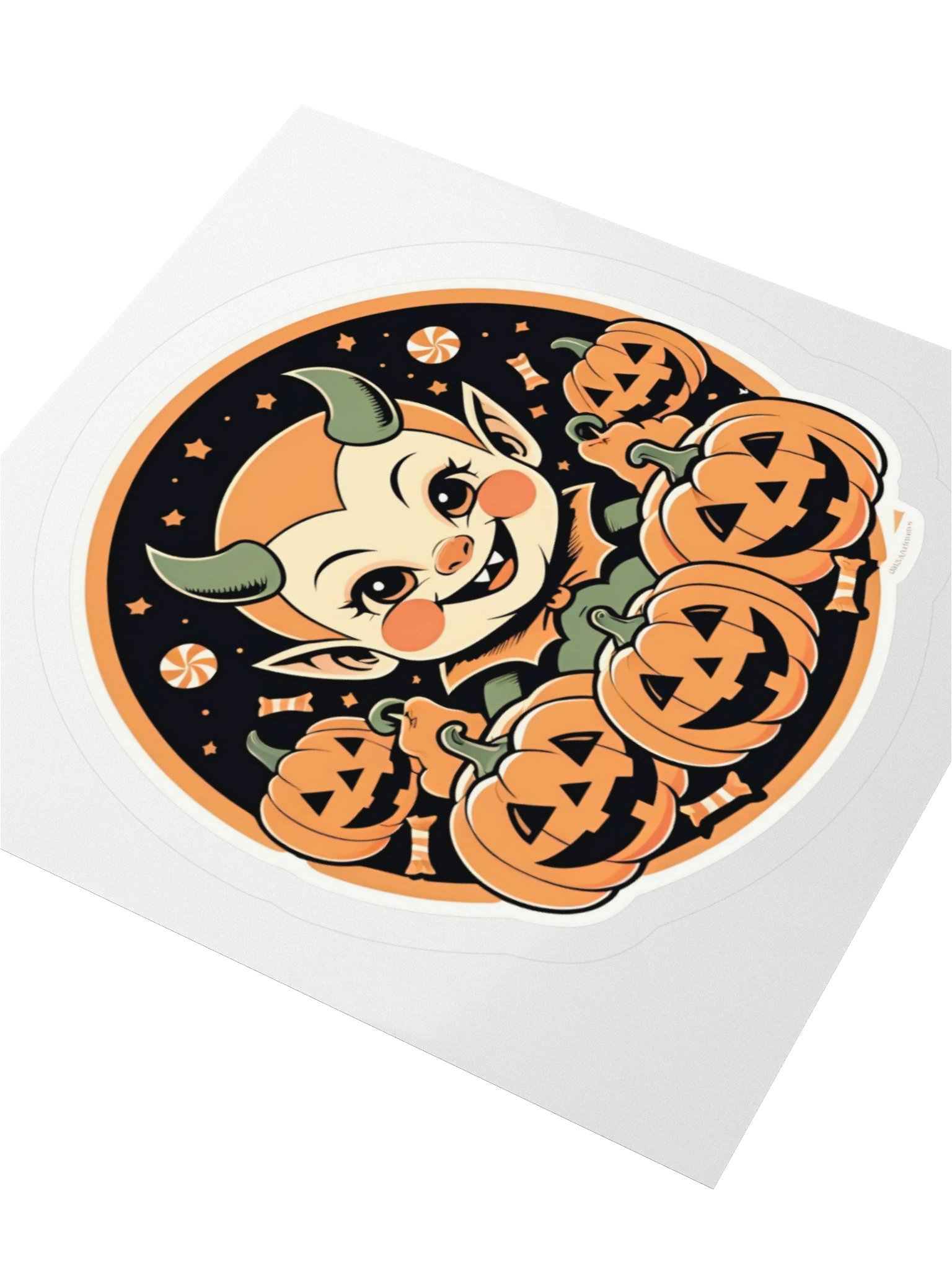 Halloween Devil Kiss Cut Sticker product image (3)