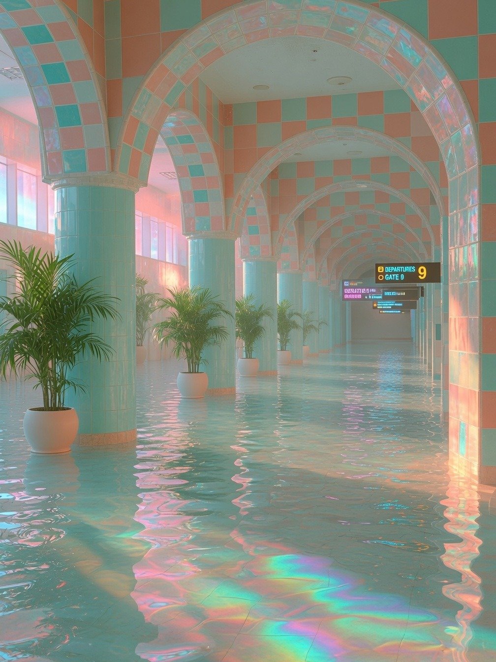 Flooded Memories: The Liminal Dreamcore Wallpaper Collection product image (5)