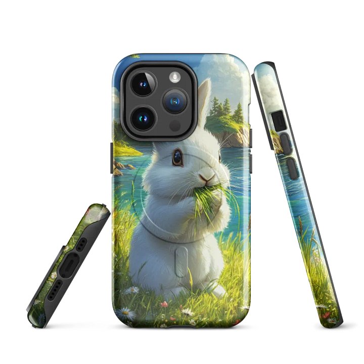 MagSafe® Tough Case for iPhone – Happy meadow bunny product image (3)