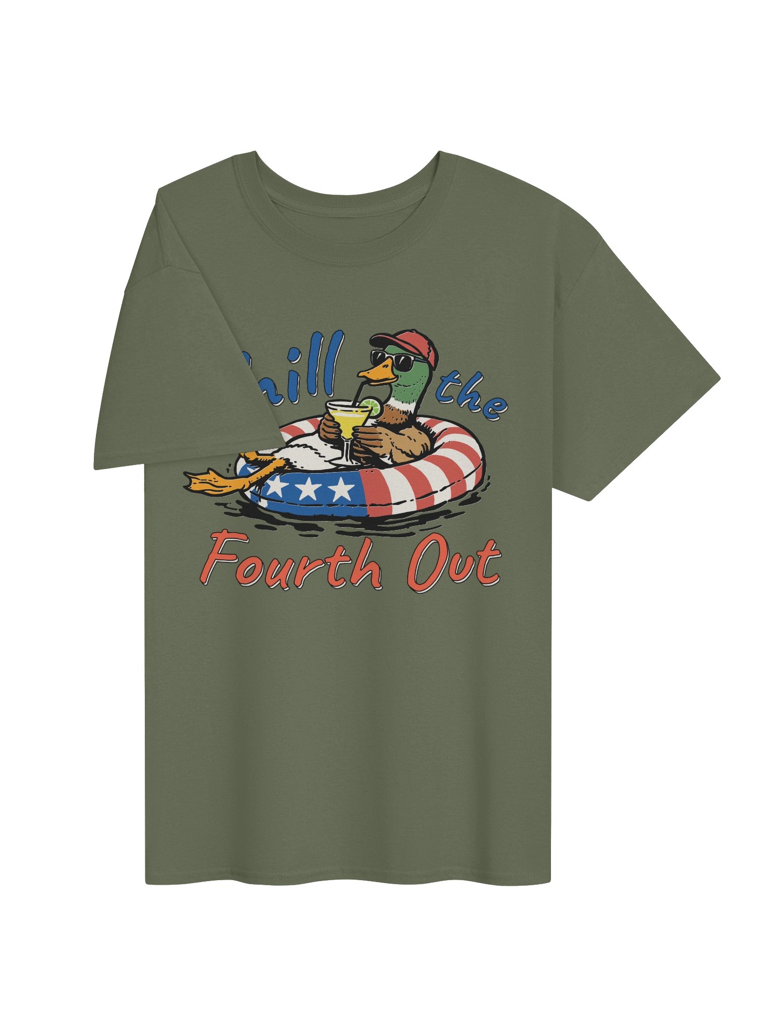 Chill the Fourth Out Duck Tee product image (3)