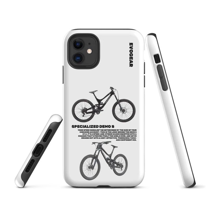 White Demo 8 iPhone Case product image (1)