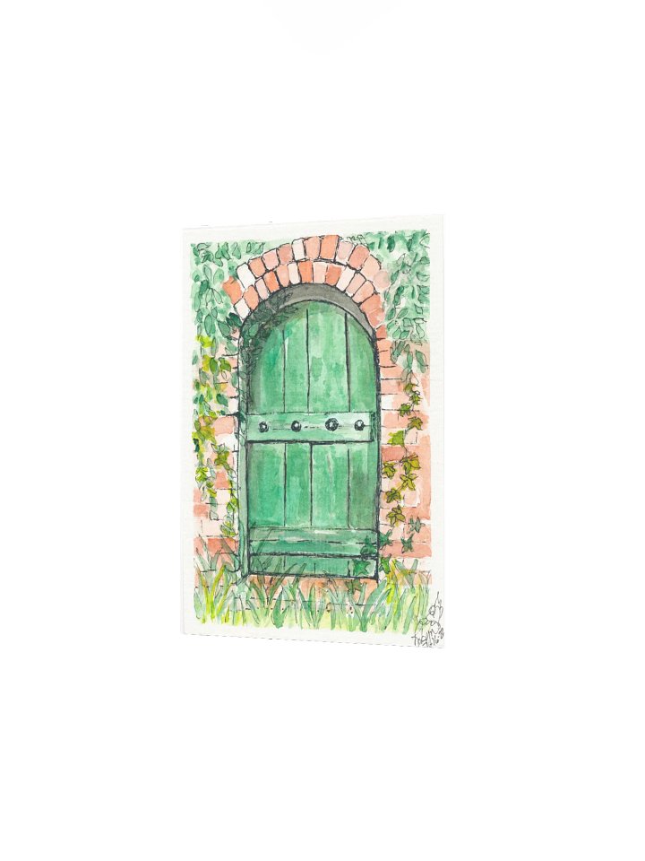 Green Door Print product image (2)