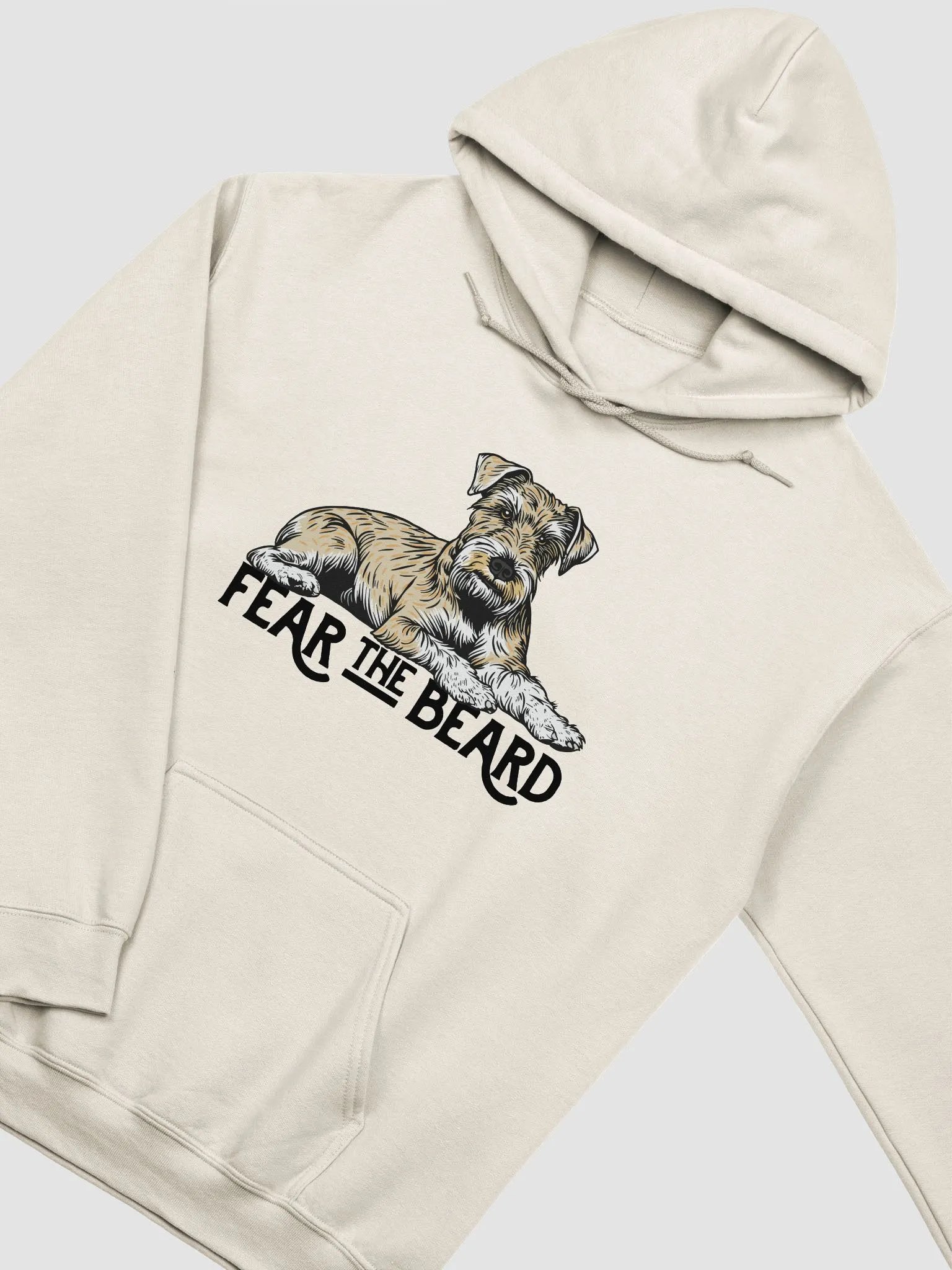 Fear the Beard Hooded Sweatshirt of a Schnauzer(Wheaten) | Funny Hoodie for Bearded Dog Paw-rents product image (5)