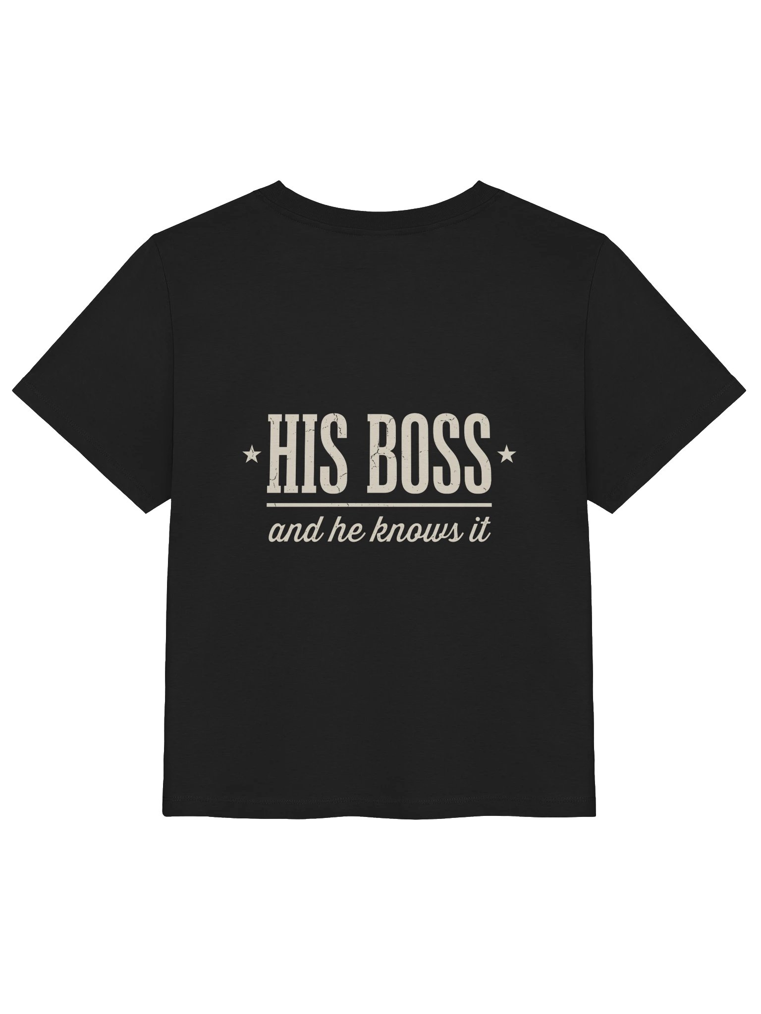 His Boss And He Knows It Shirt — Matching Couple Tee product image (4)