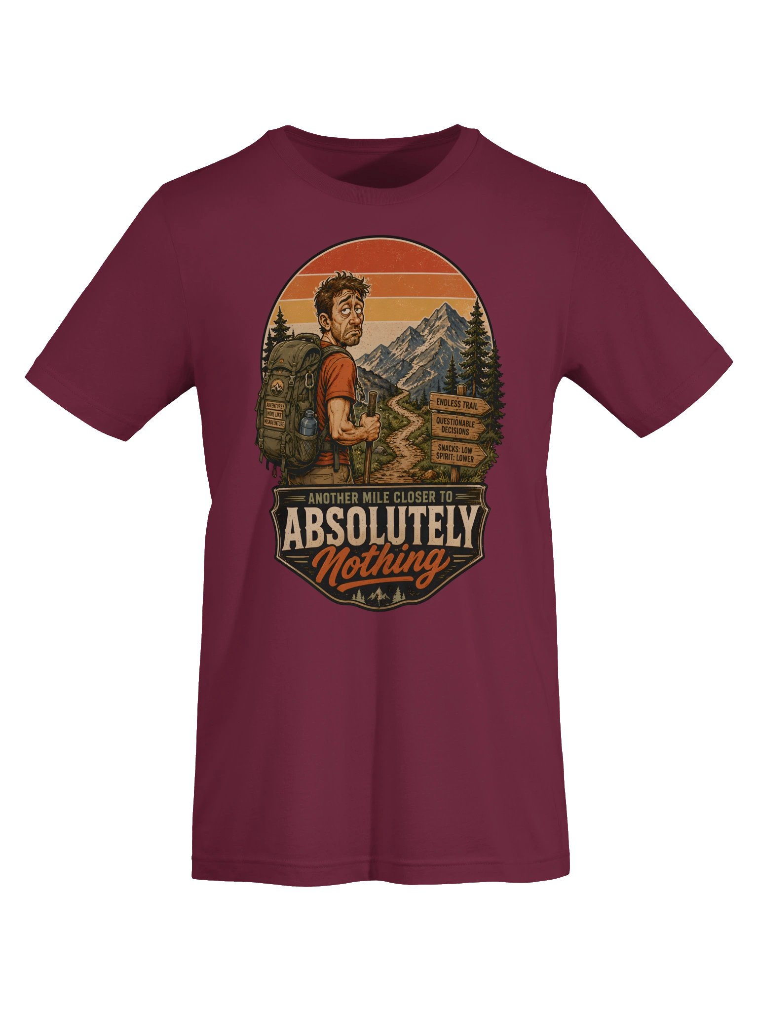 Another Mile to Nowhere Funny Hiking Tee product image (3)