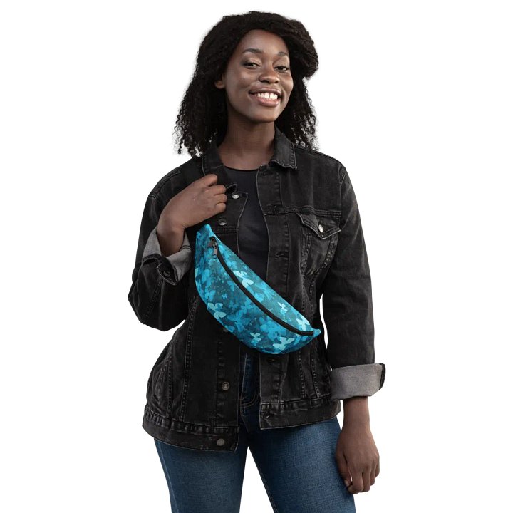 butterflies in the blue fanny pack product image (1)