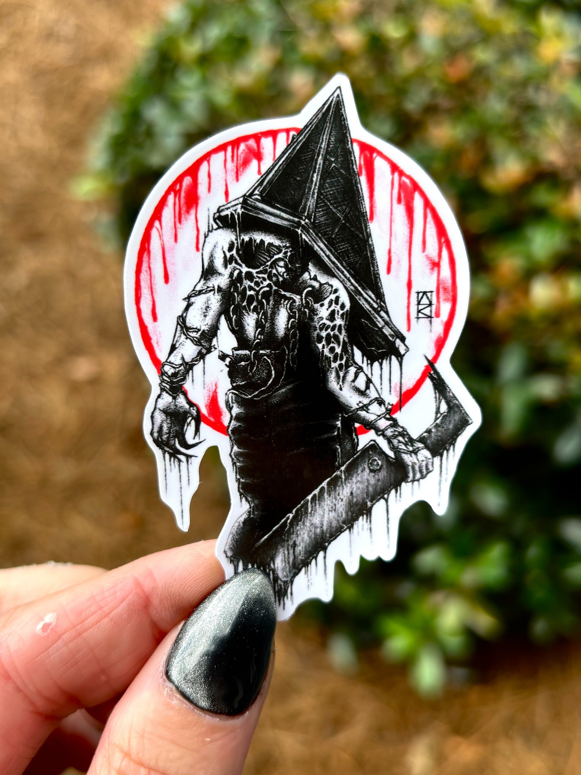 Pyramid Head Vinyl Sticker product image (1)