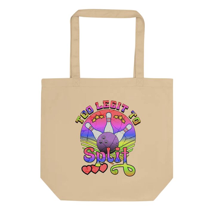 Too Legit to Split Bowling Tote Bag product image (1)