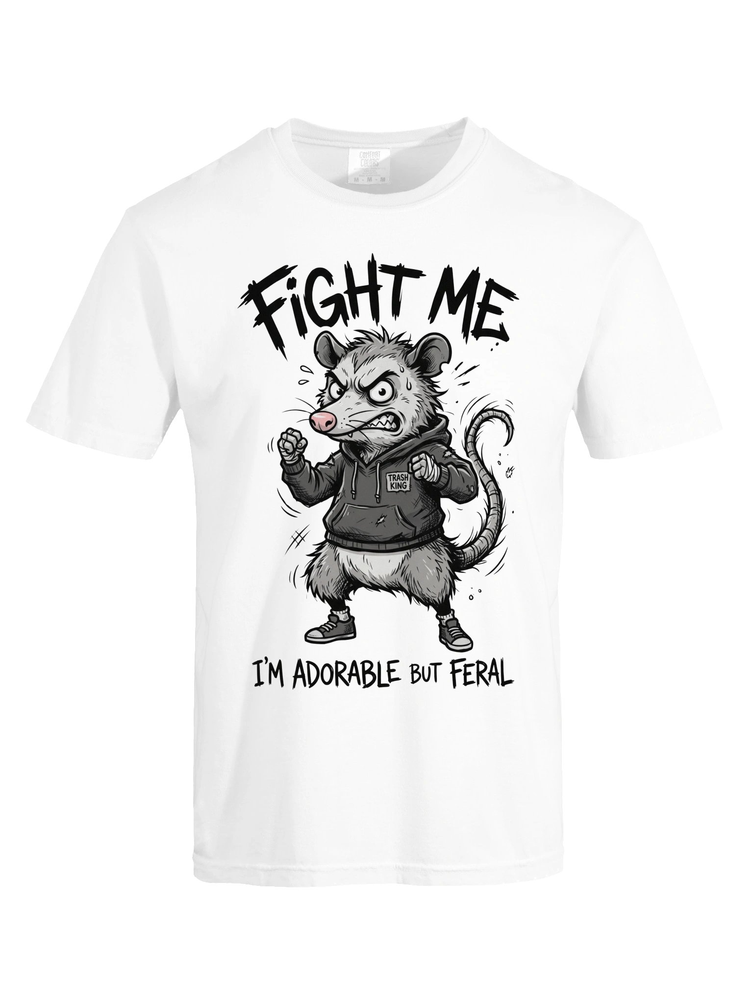 Feral Opossum Fight Me Tee product image (47)