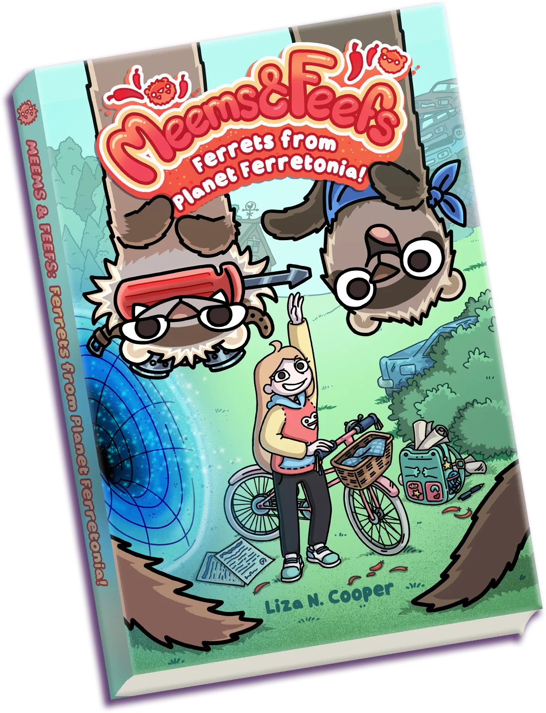 Meems and Feefs : Ferrets from planet Ferretonia - Signed Book product image (1)