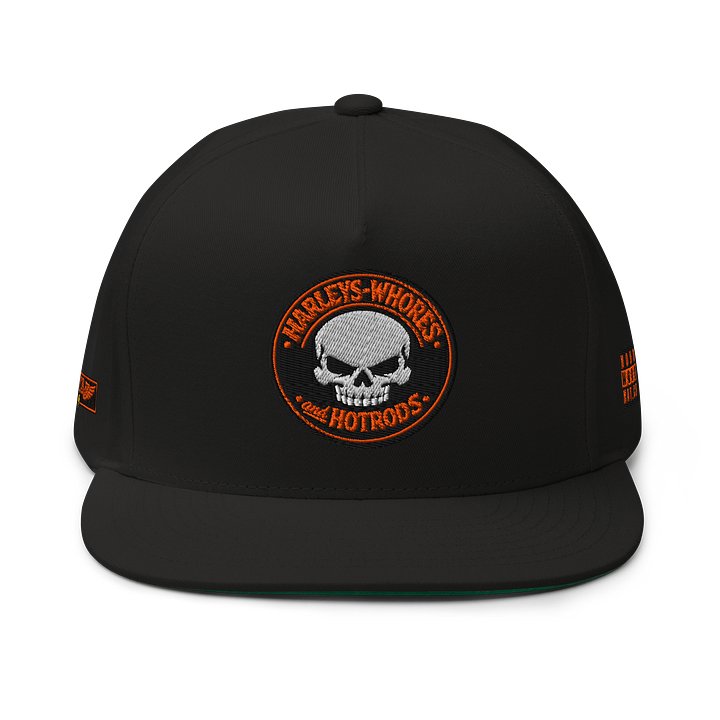 HARLEYS WHORES HOTRODS - Embroidered SnapBack product image (1)