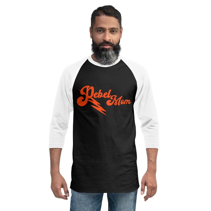 Rebel Mom Baseball Tee product image (2)