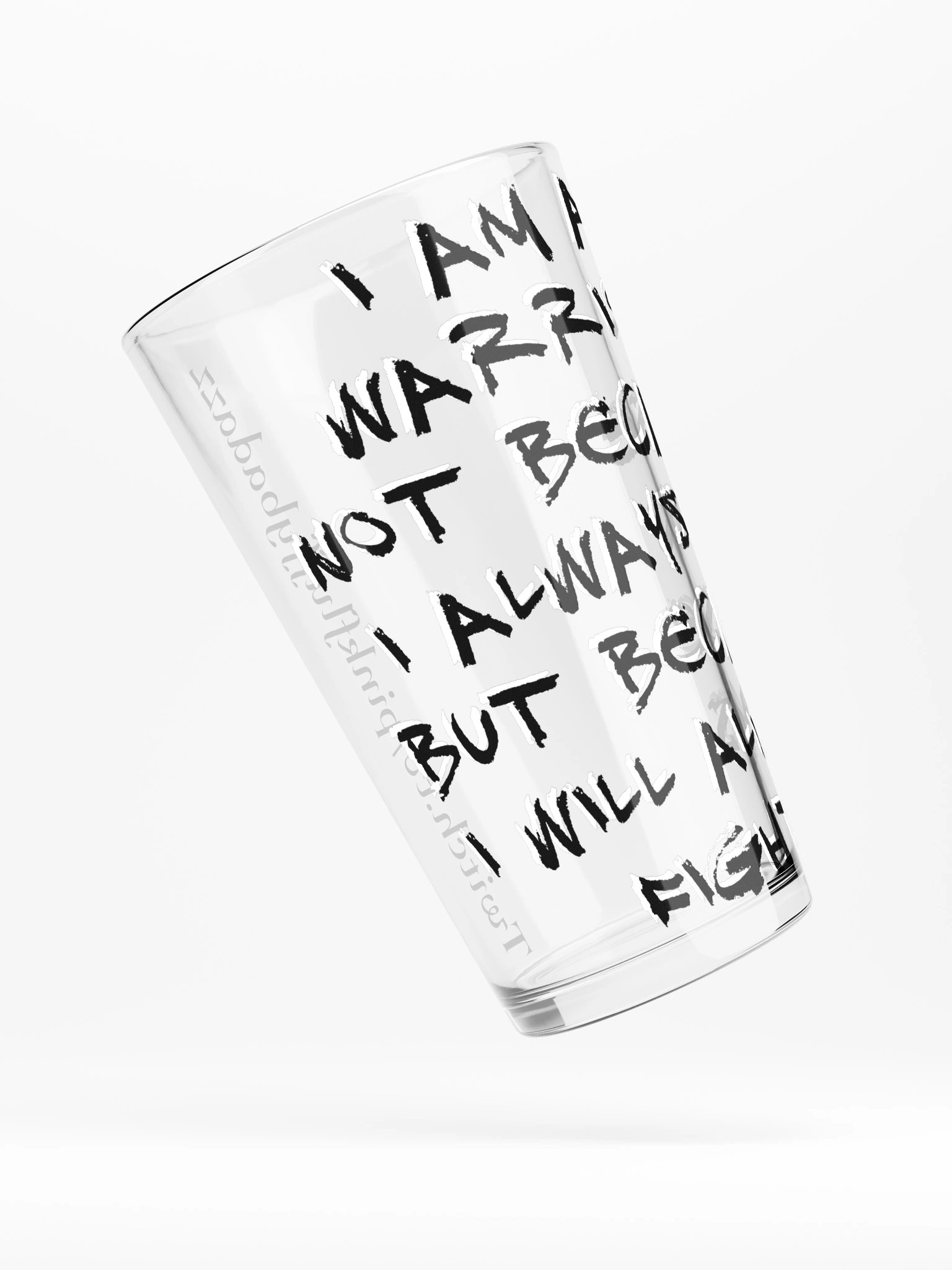 Warrior Pint Glass product image (4)