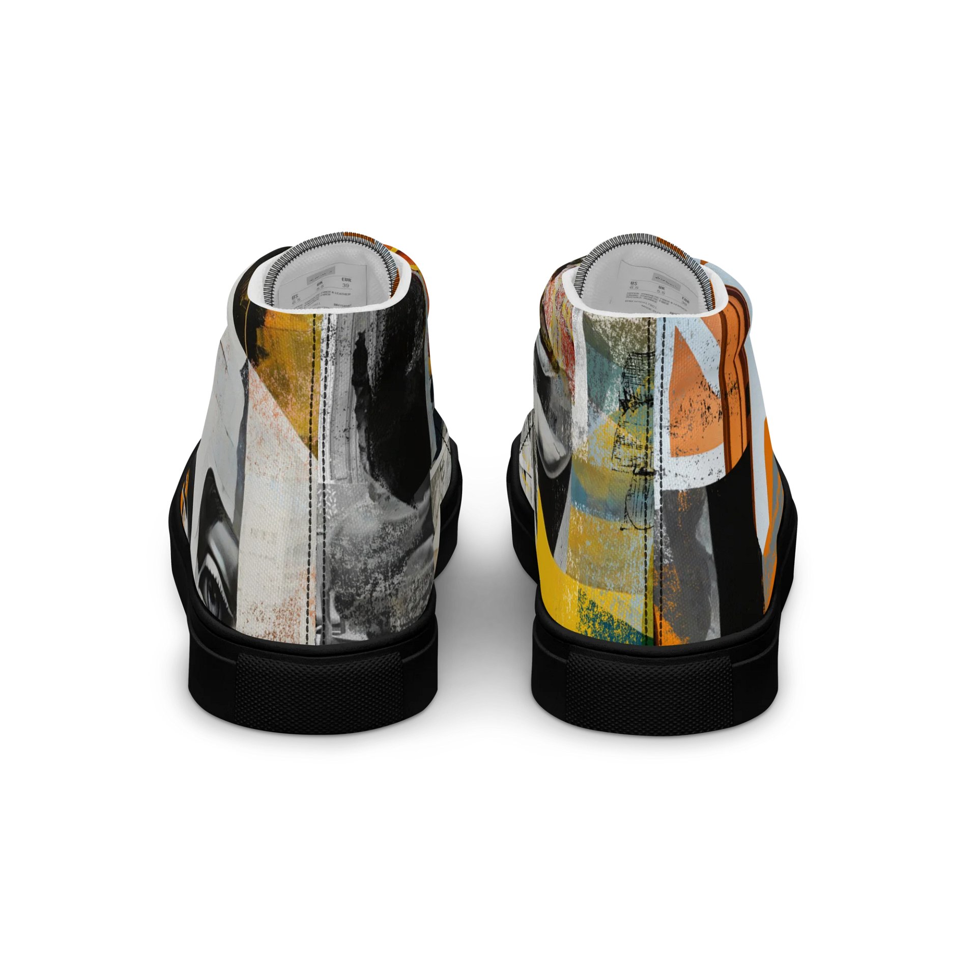 Mixed Media Artwork High Top Shoes product image (7)