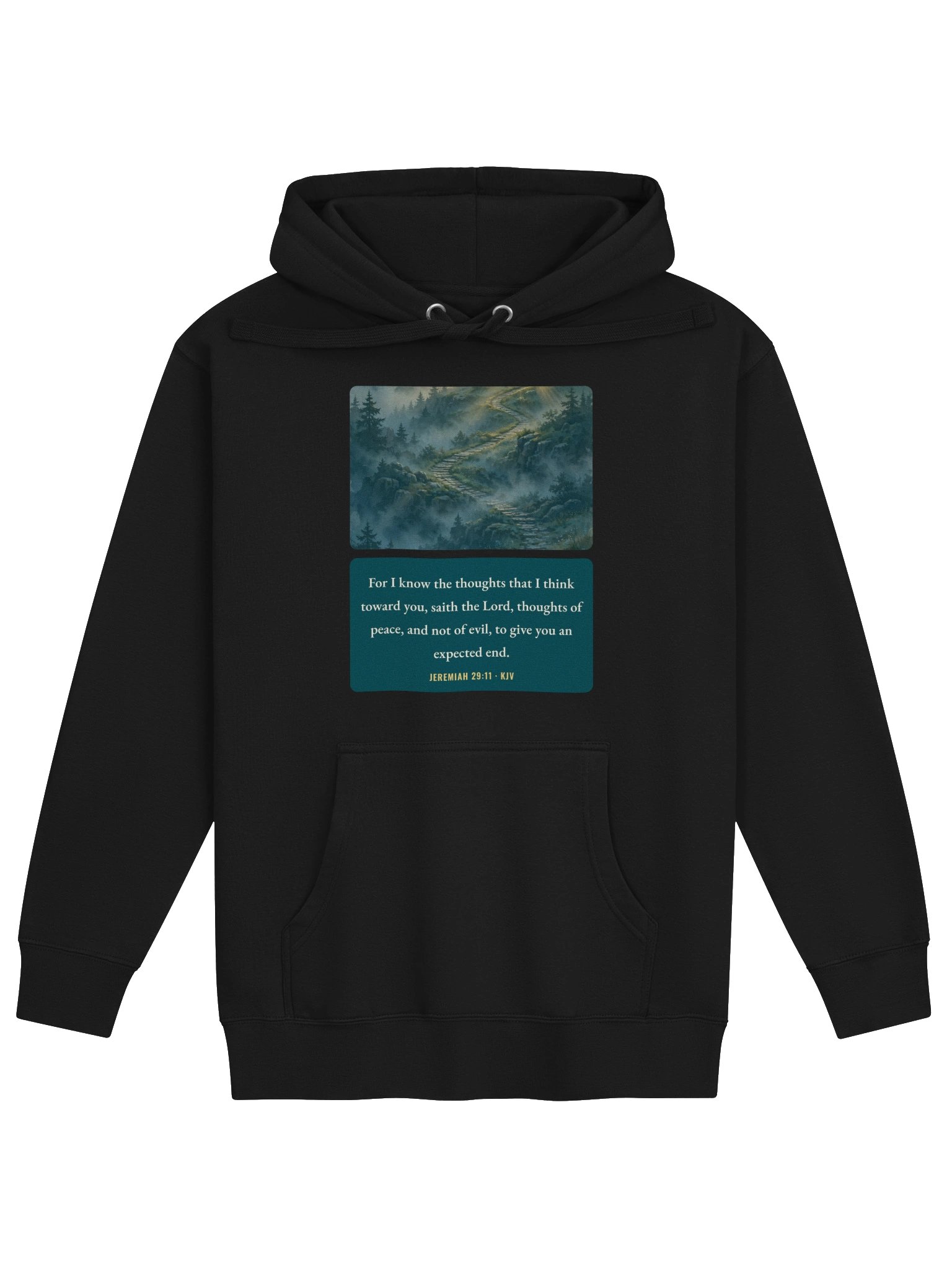 Jeremiah 29:11 Hoodie — Thoughts of Peace product image (1)