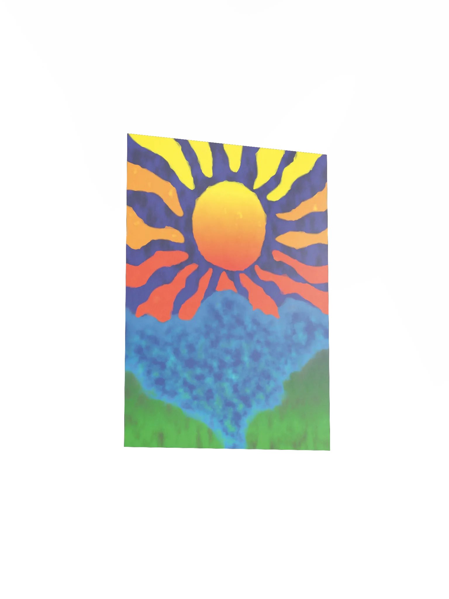 Watercolor Sunrise Poster product image (12)