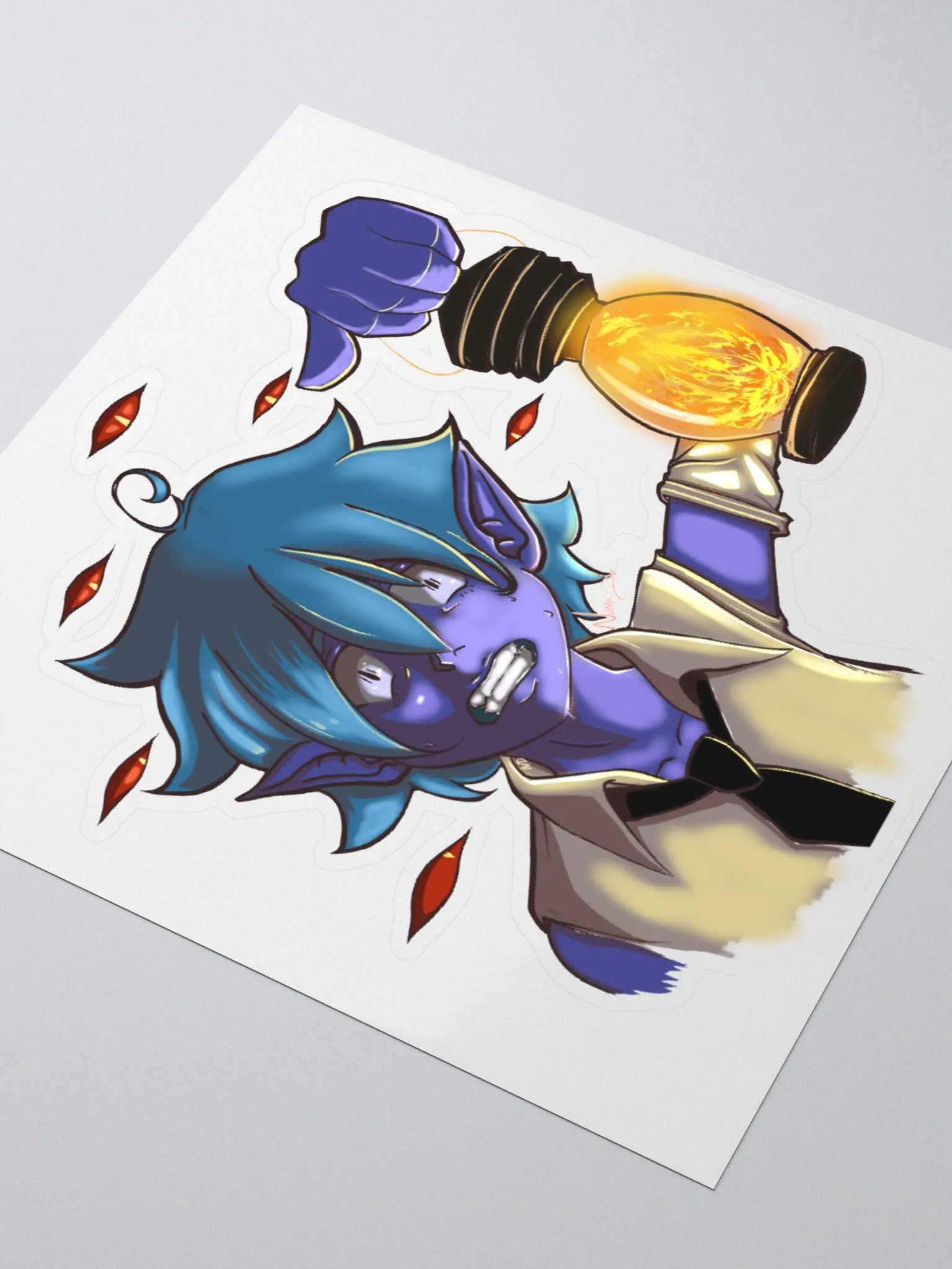 Doe VS The Spookiness! Sticker product image (8)