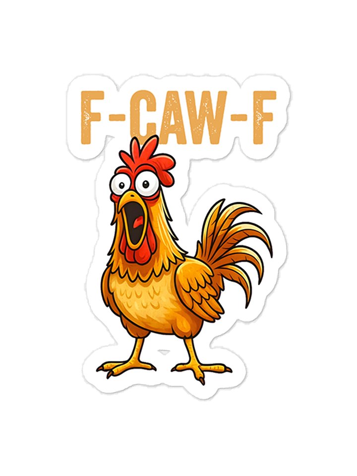 F Caw F Sticker product image (1)