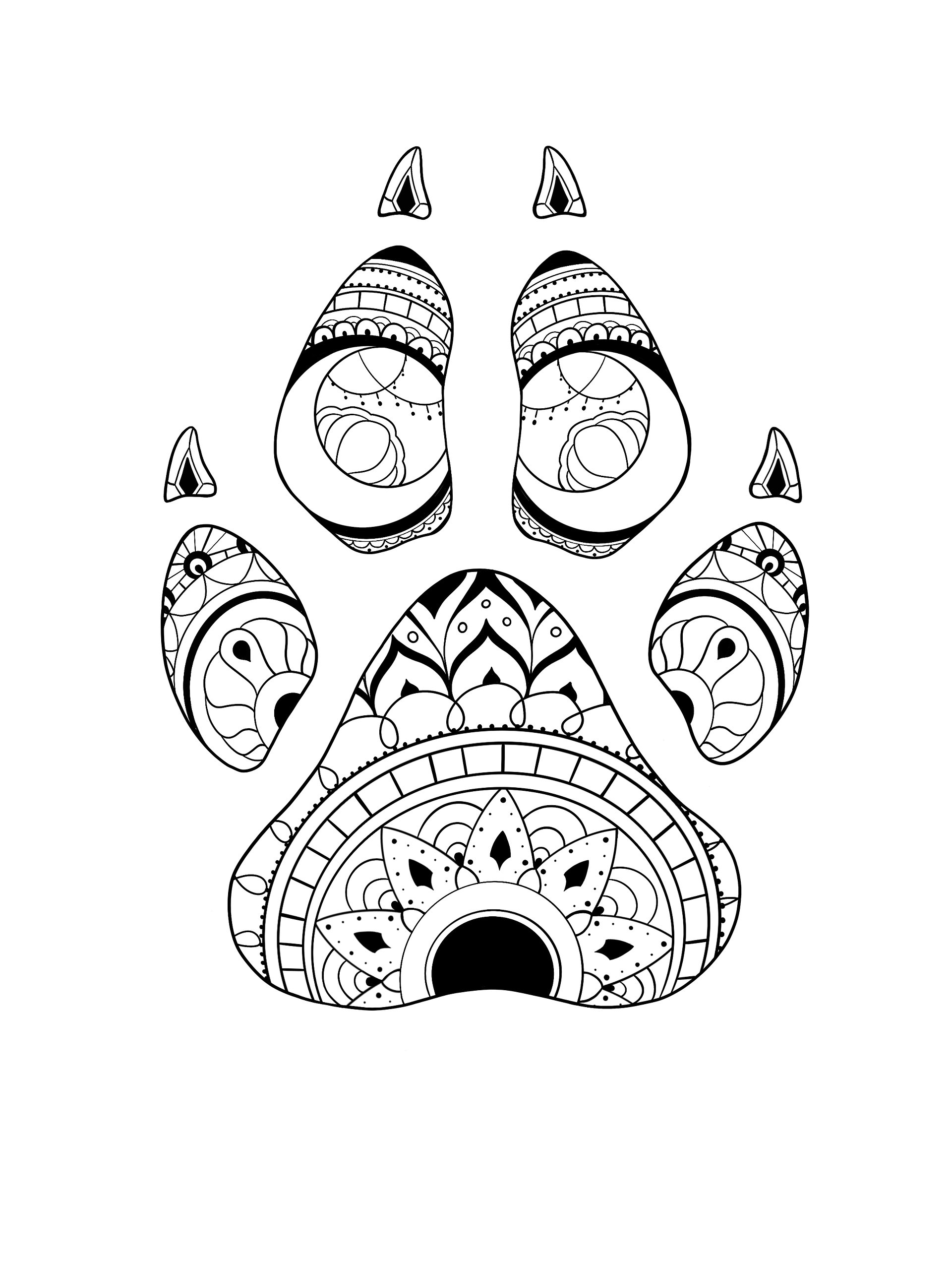 The Werewolf's Mask Digital Coloring Book product image (3)