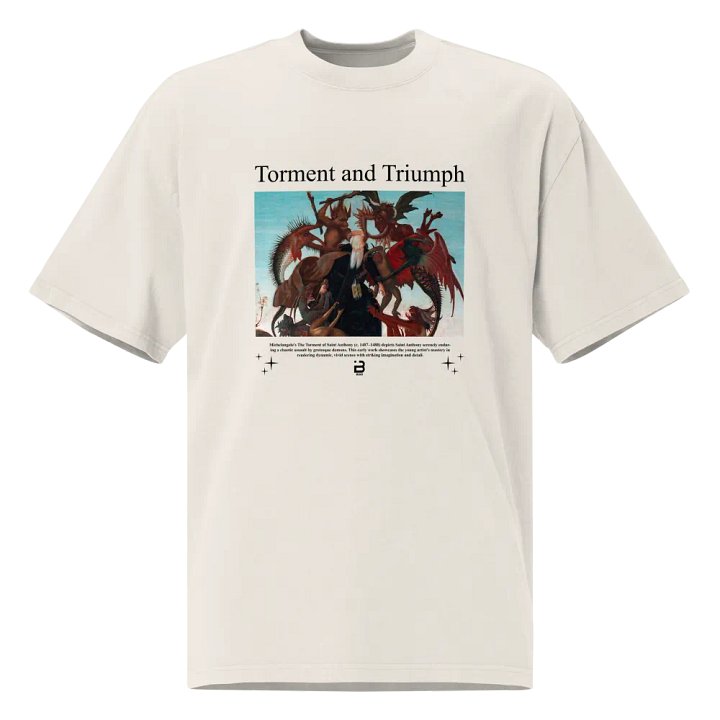 Torment and Triumph - BUIII Remix Premium Oversized Faded T-Shirt - Black product image (1)