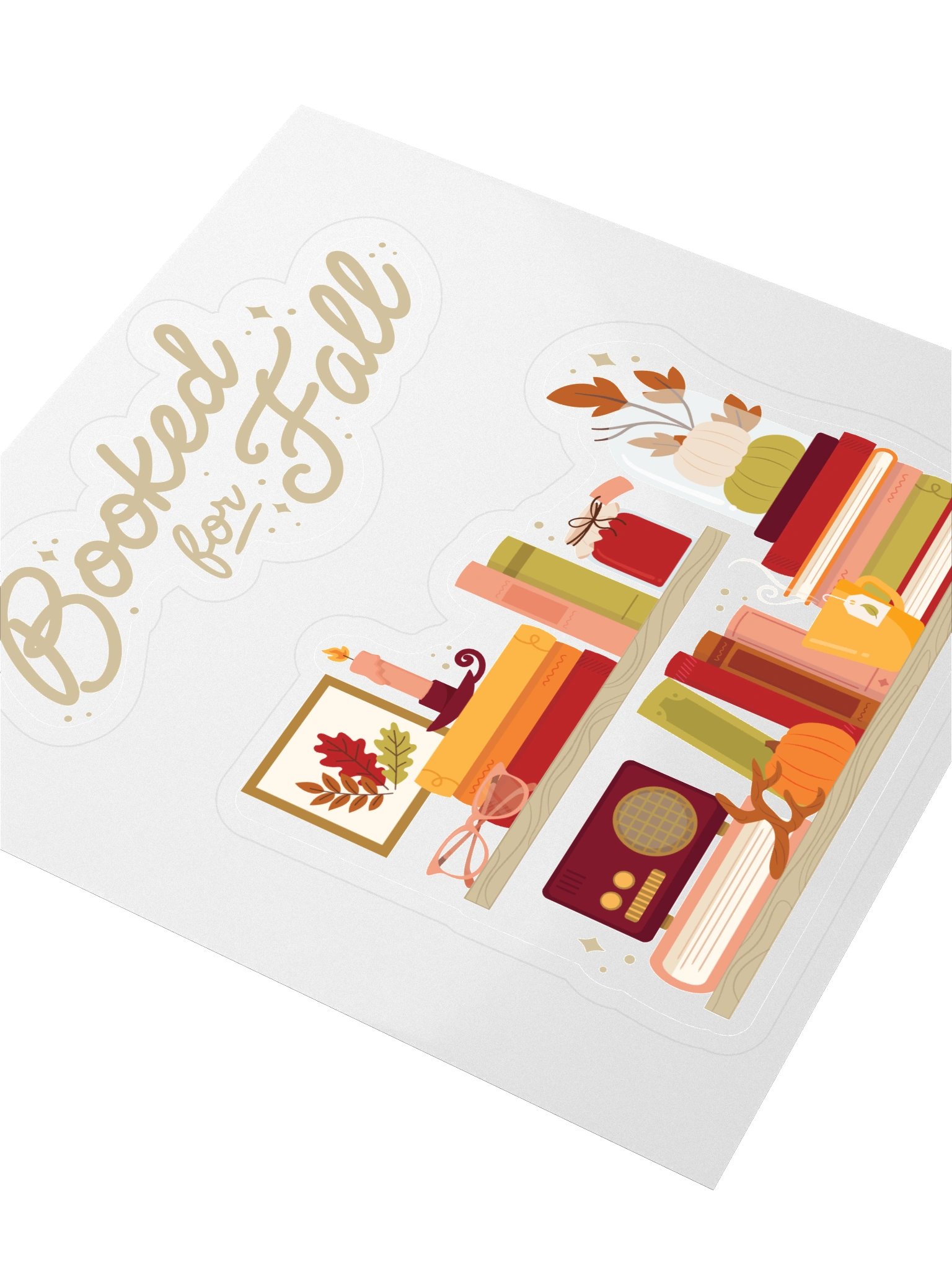 Booked for Fall Stickers product image (3)