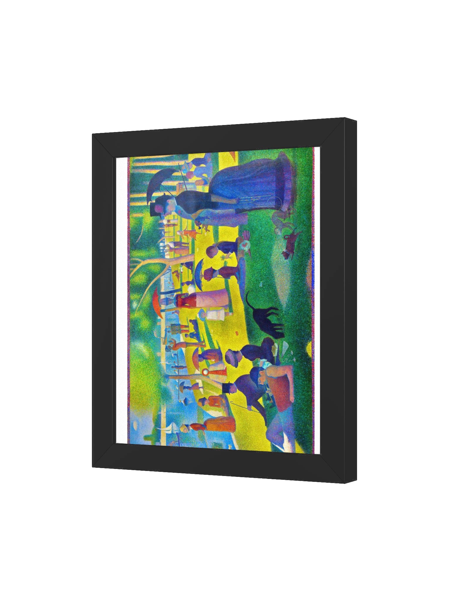 A Sunday Afternoon on the Island of La Grande Jatte — Small Framed Matte Poster product image (7)
