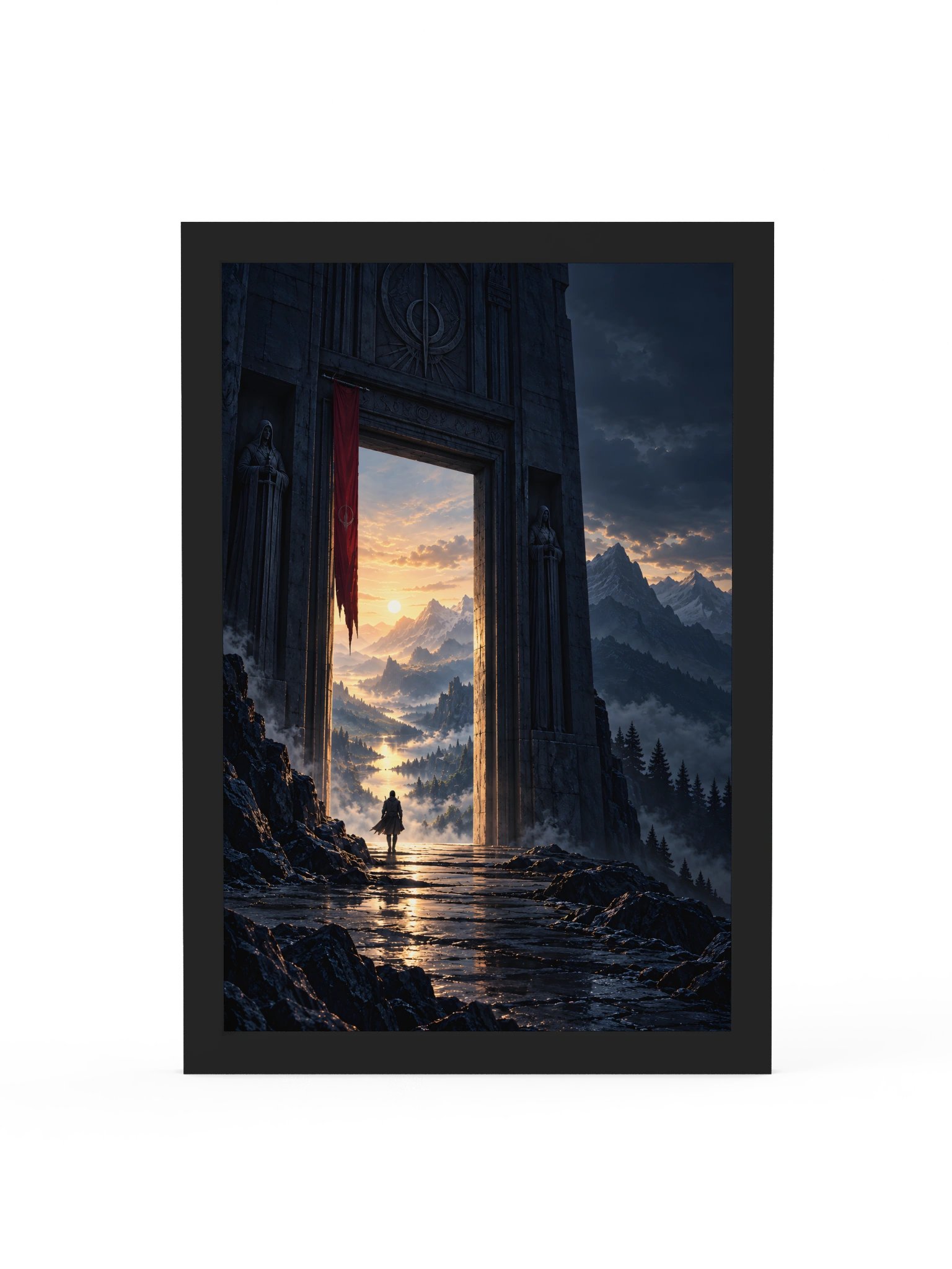 Between Worlds • Framed Art Print product image (1)