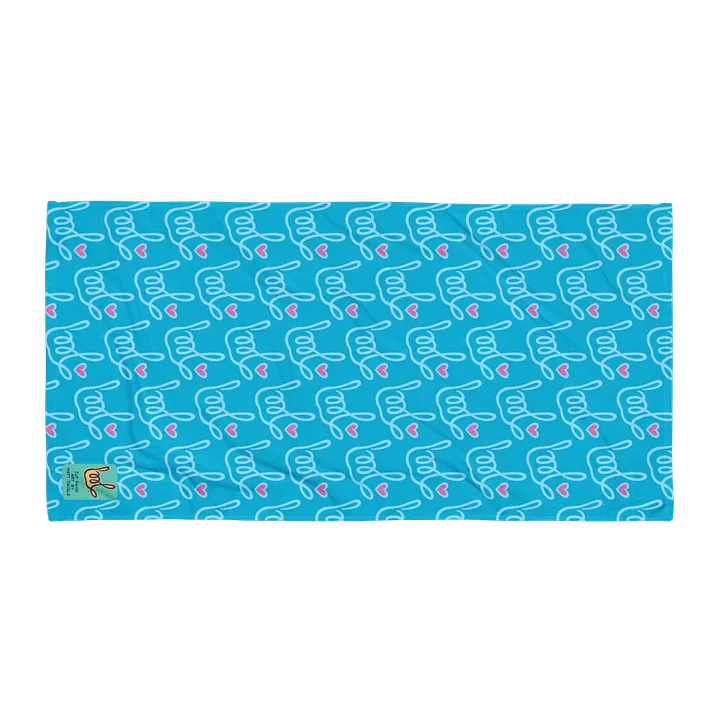 Forever ILY Blue Beach Towel product image (1)
