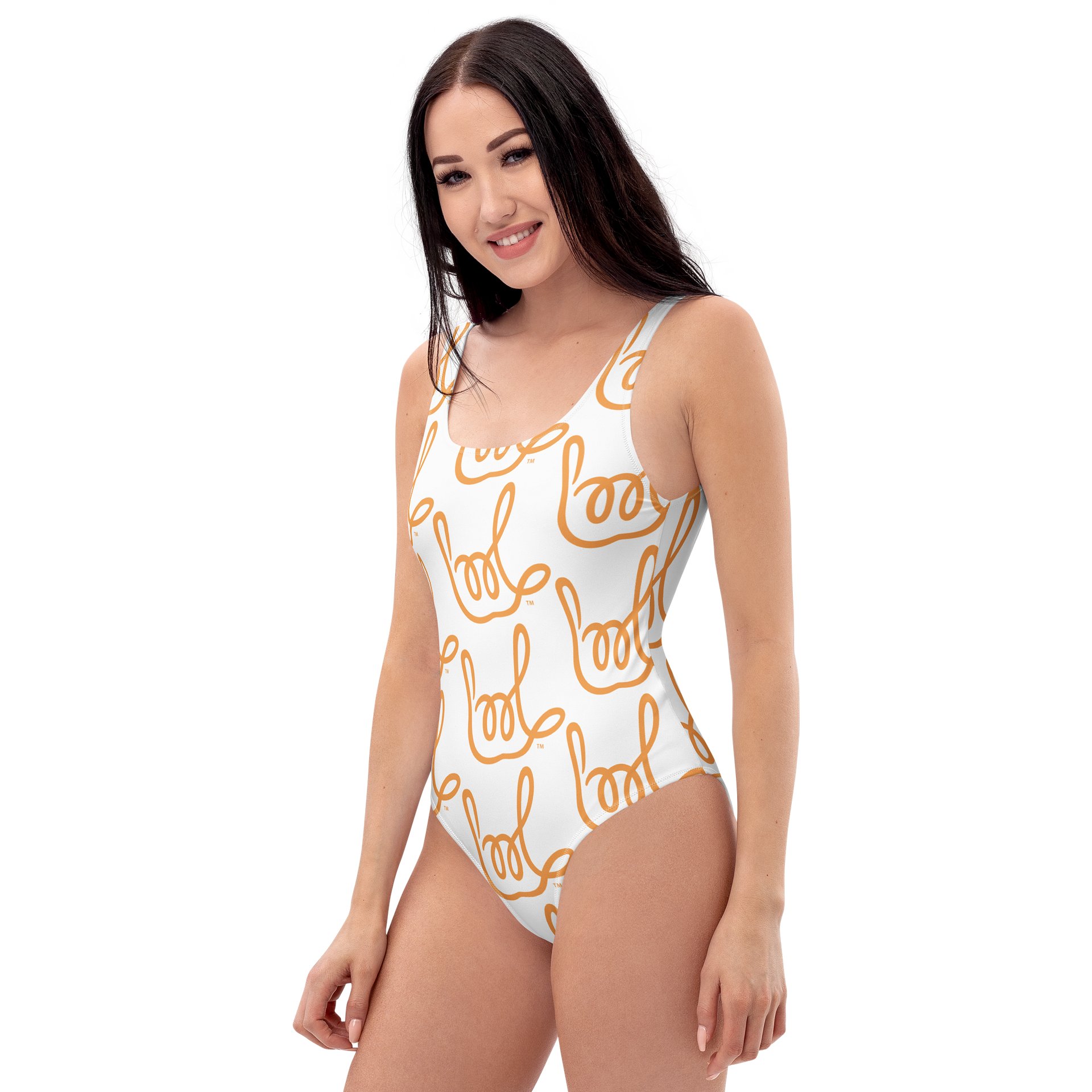 Forever ILY Orange One-Piece Swimsuit product image (4)