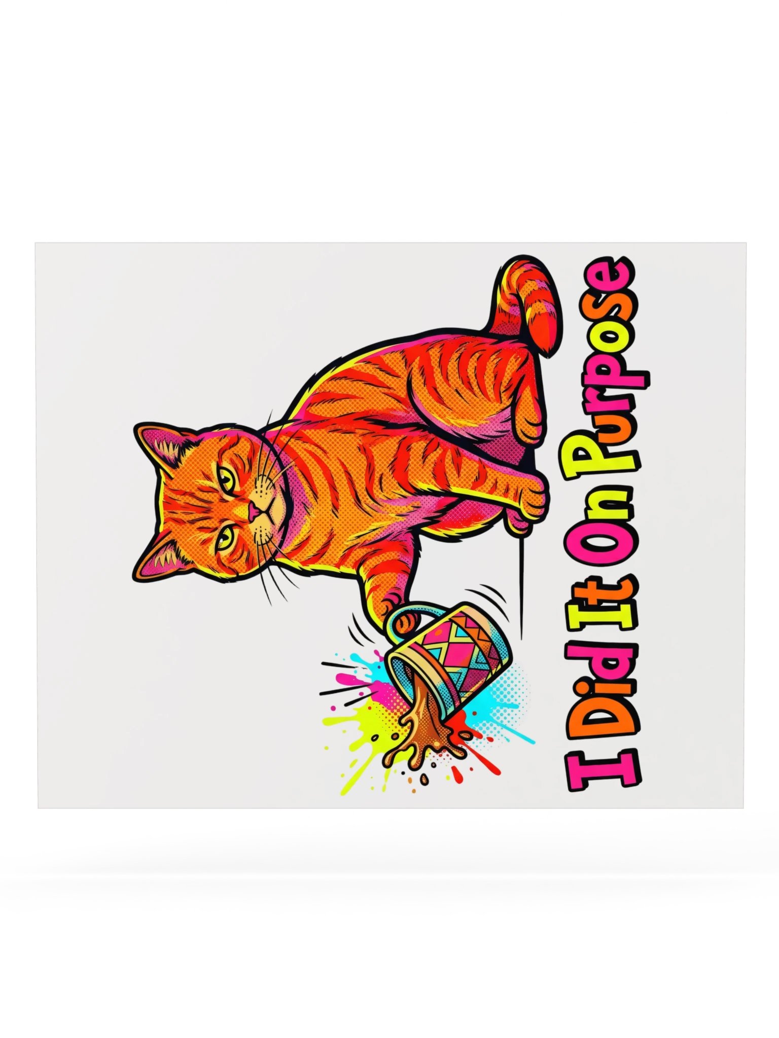On Purpose Cat Poster product image (20)