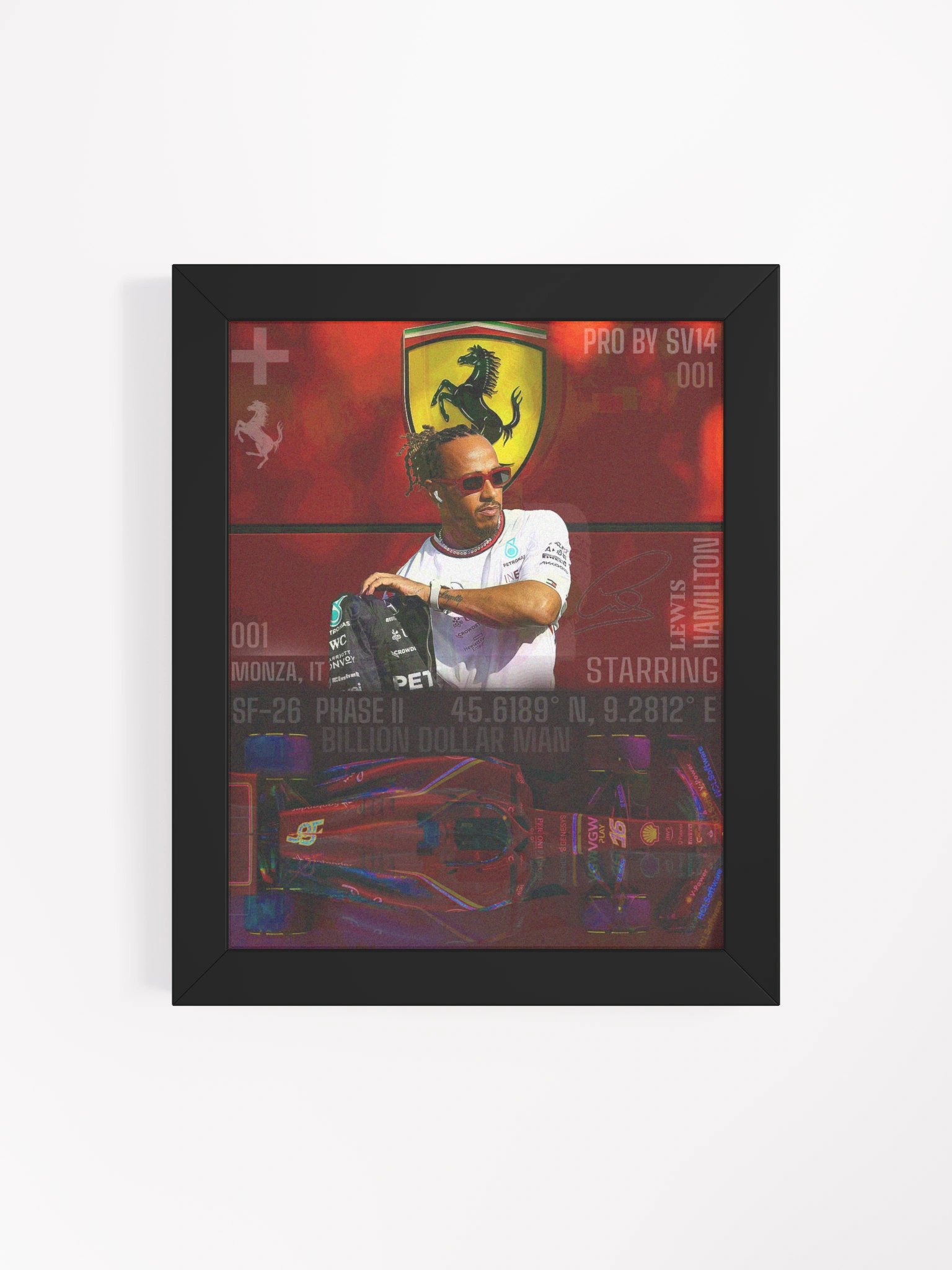 24' SIGNED HAMILTON FRAME product image (4)