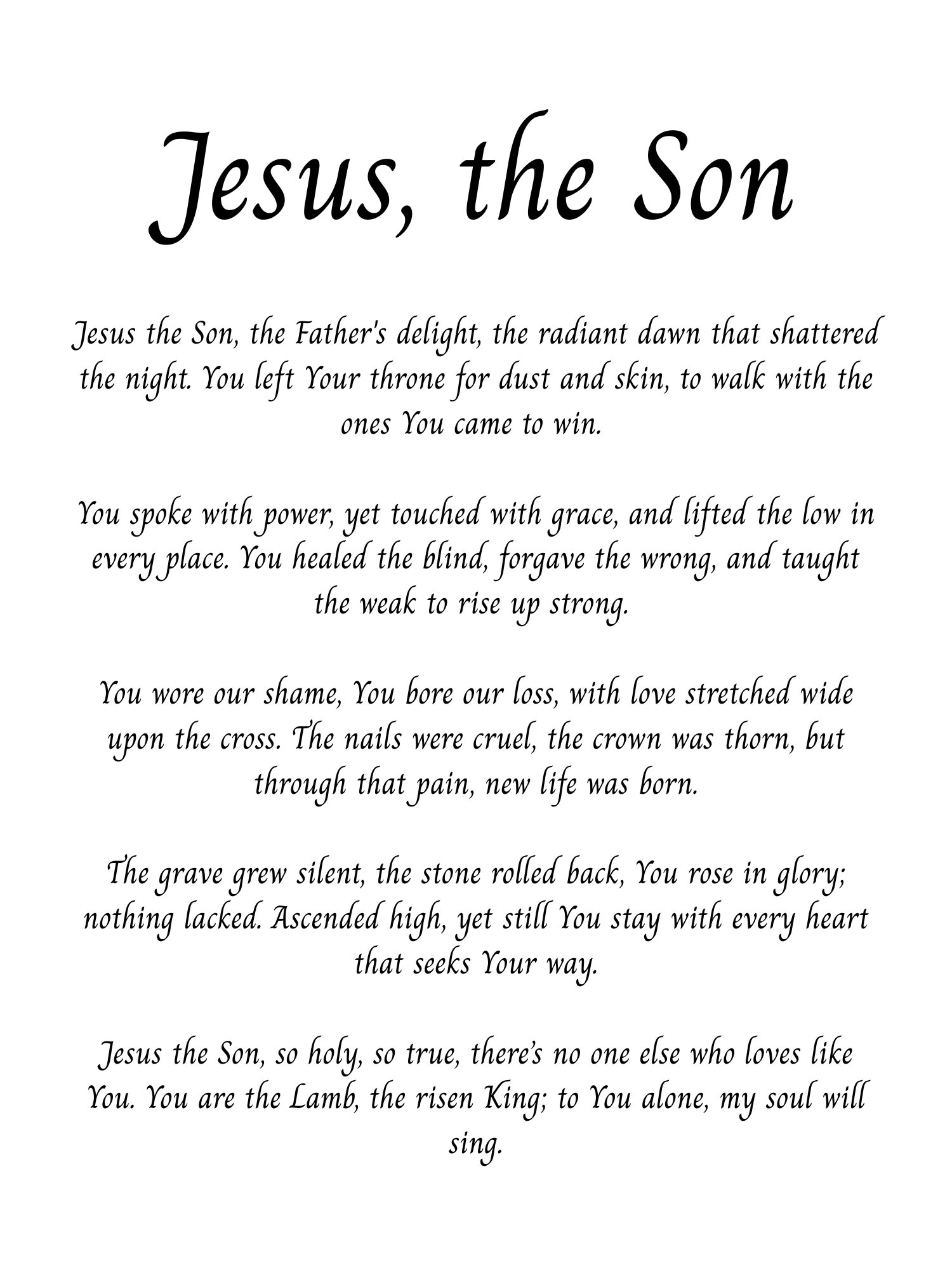 Jesus, the Son product image (2)