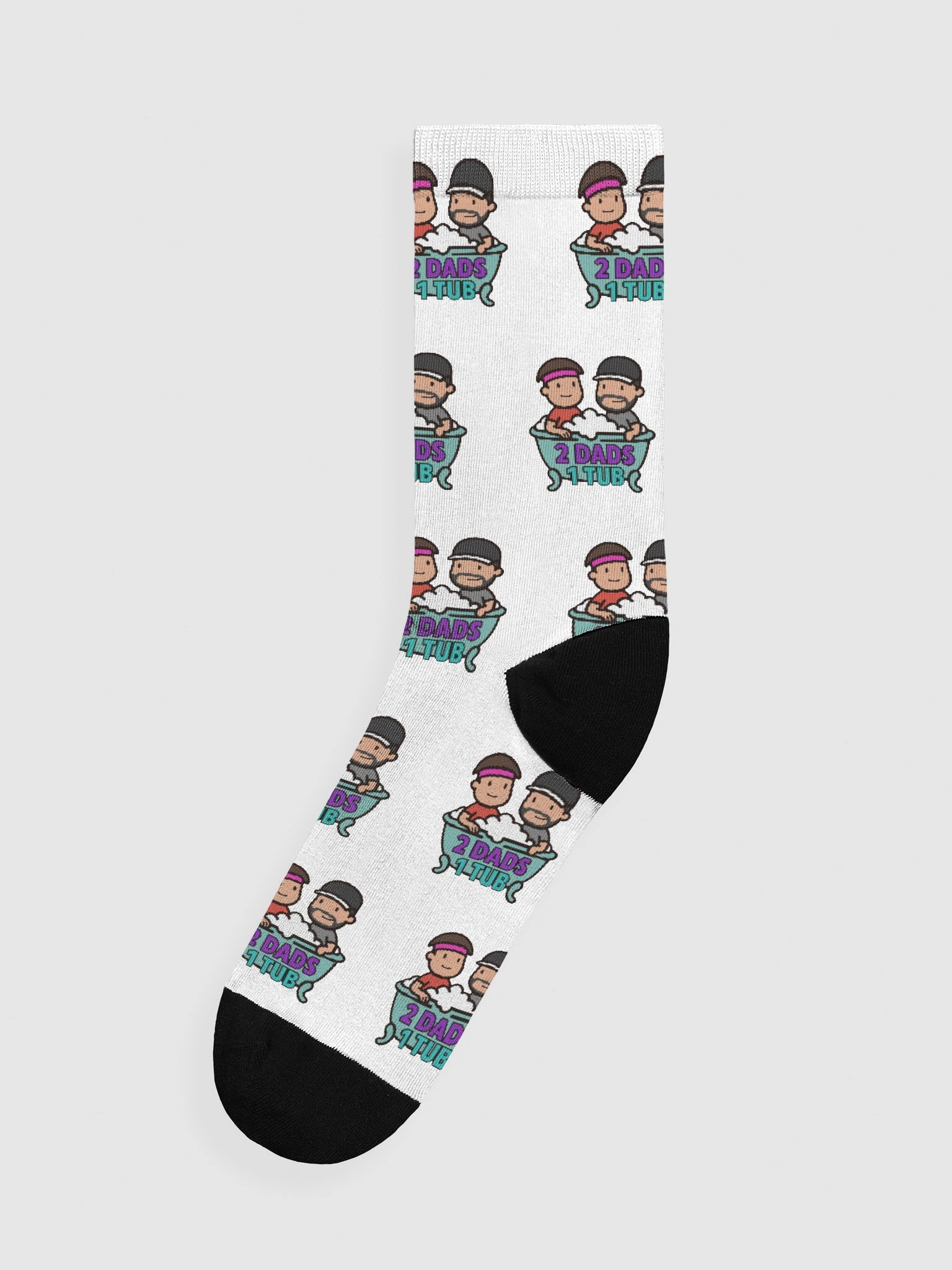🧦 2 Dads 1 Tub Crew Socks 🛁 product image (1)