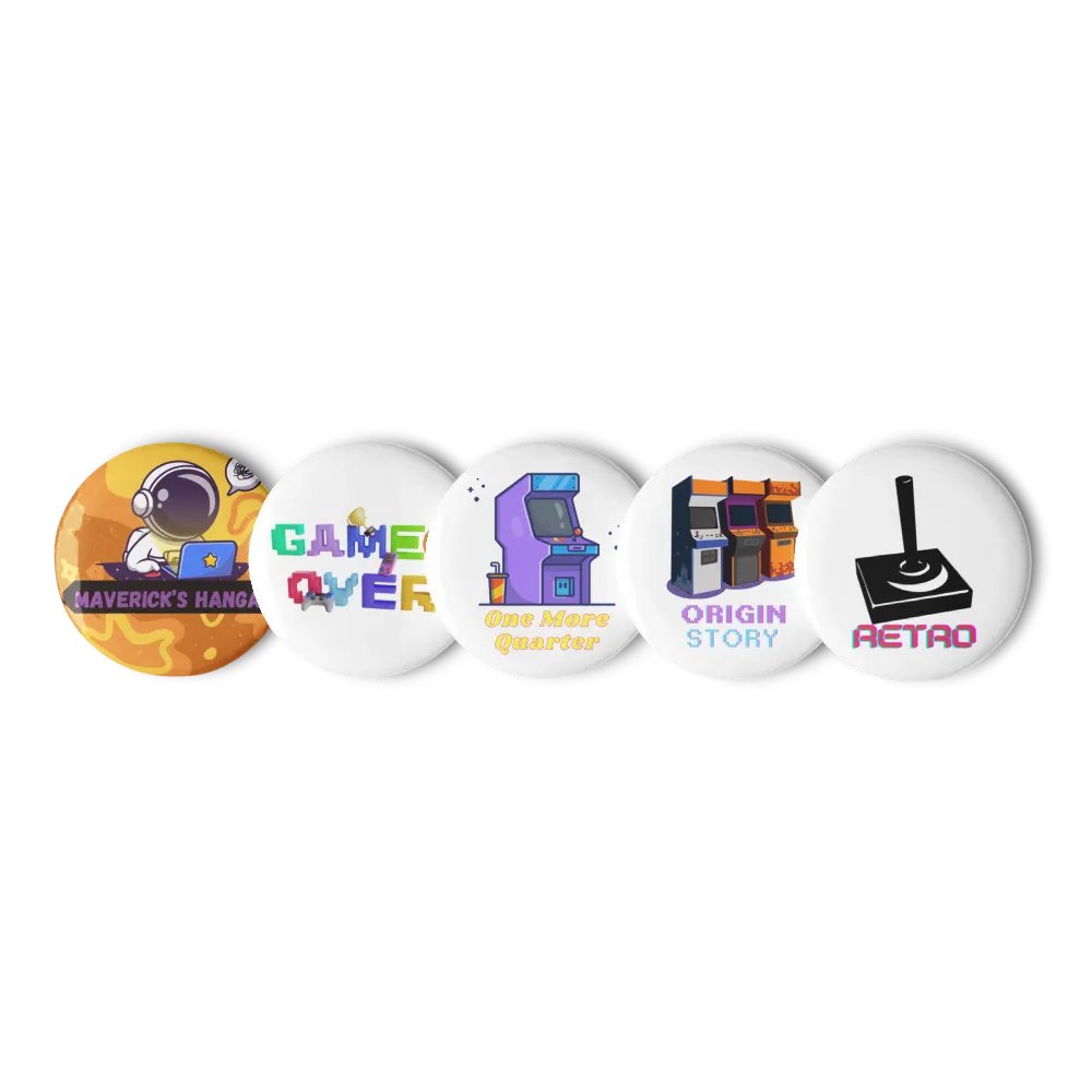 Retro Gaming Pin Set product image (5)