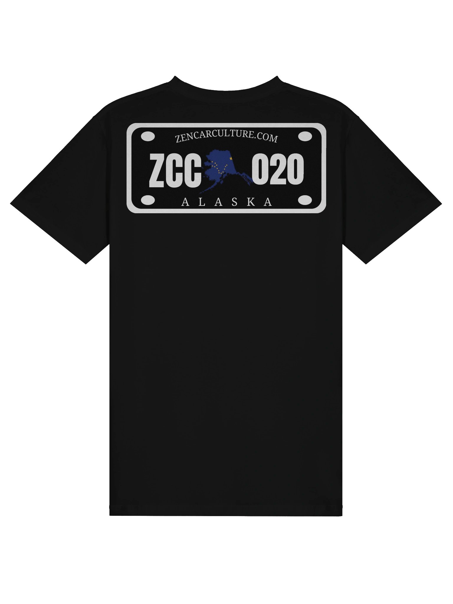 ZCC ALASKA LICENSE PLATE PREMIUM TEE product image (1)