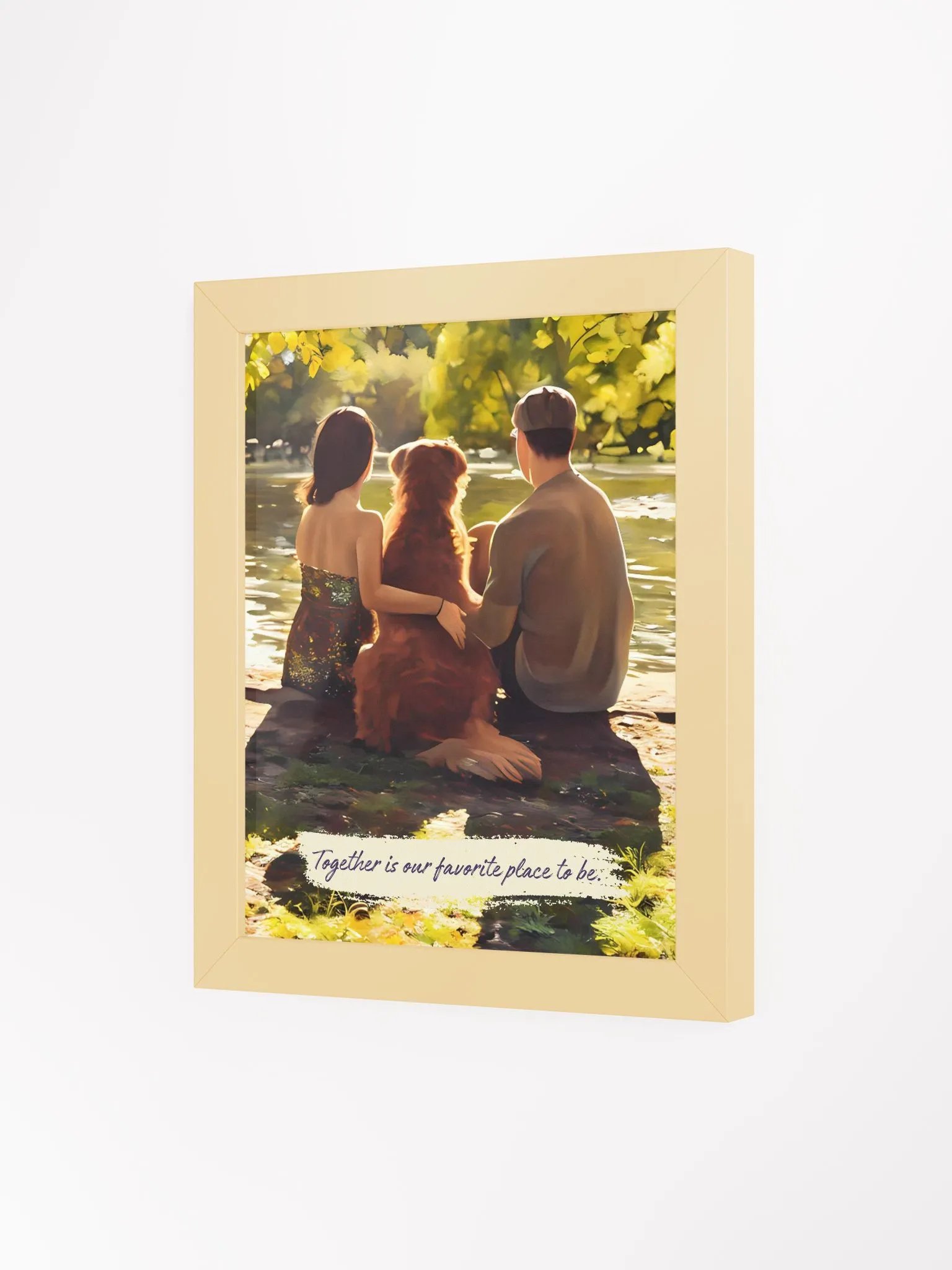 YOUR VALENTINE! / FRAMED HIGH-QUALITY MATTE POSTER / DIGITAL ART / ALL SIZES product image (4)
