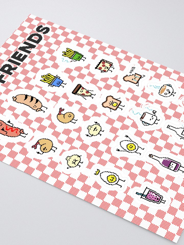 Food Friends Stickers Color product image (2)