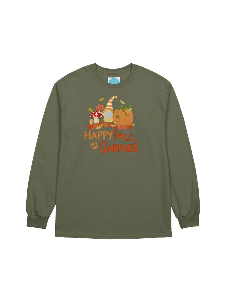 Fall with my Gnomies Design with "Happy Fall, my Gnomies" Long Sleeve Tee product image (2)