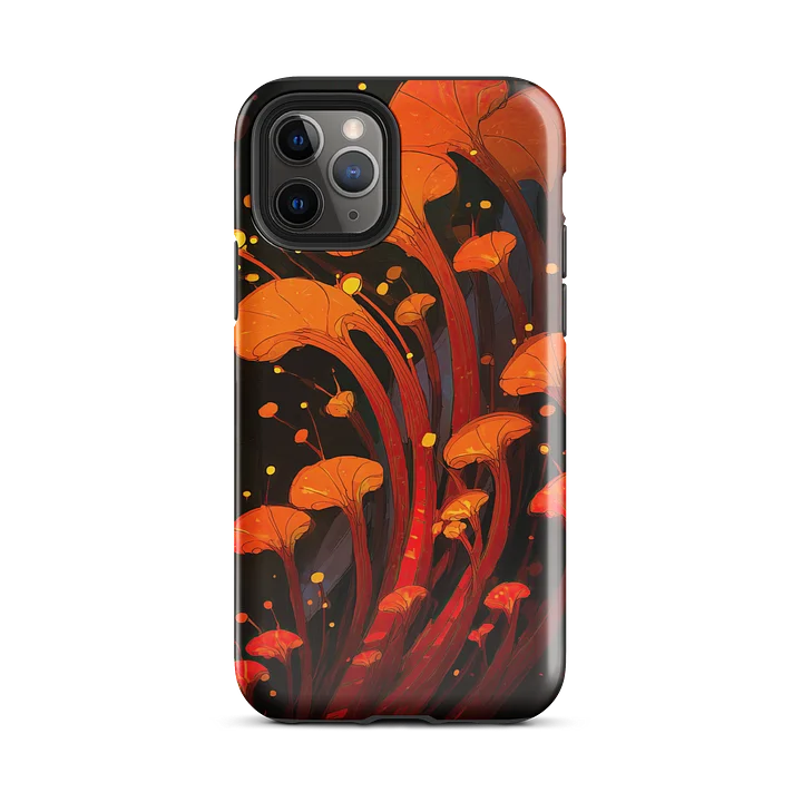Ember Bloom iPhone Case – Abstract Orange Glow Organic Design product image (29)