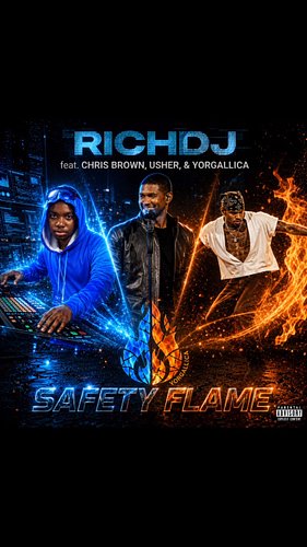 SAFETY FLAME | FEAT. @chrisbrownofficial, @usher, & YORGALLICA | OUT NOW!! | #RichDJ #ChrisBrown #Usher #foryoupage #viral